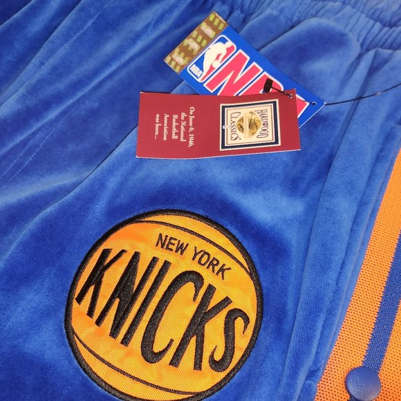 RARE Men's Vintage NBA Knicks Velour Warmup Suit - XXL - Picture 10 of 15